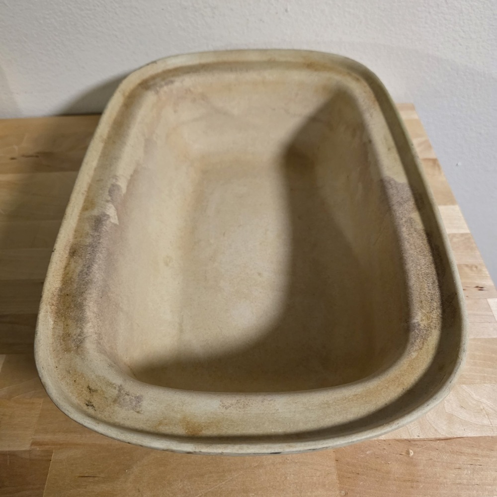 Pampered Chef Family Heritage Stoneware Collection Large Roasting Pan 17x11x4 US - Picture 5 of 9